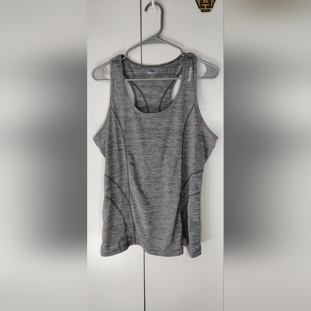 Reebok Women's Racerback Tank Top Gray Sz (XL)